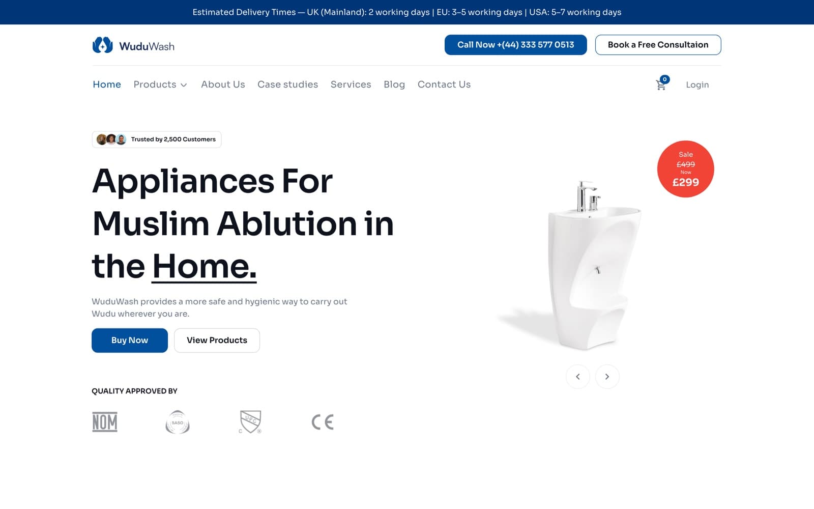 WuduWash — Ecommerce · Webflow project by ZevGeeks